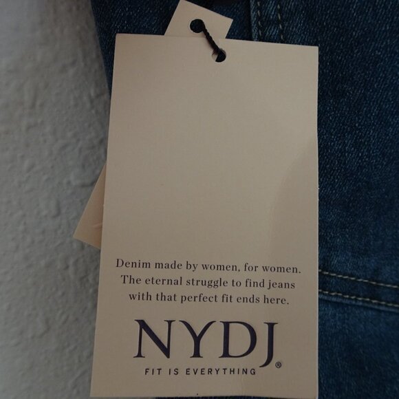NYDJ Jeans Women's Plus Size 22W Blue Sheri Slim Ankle Stretch Denim - Picture 6 of 7